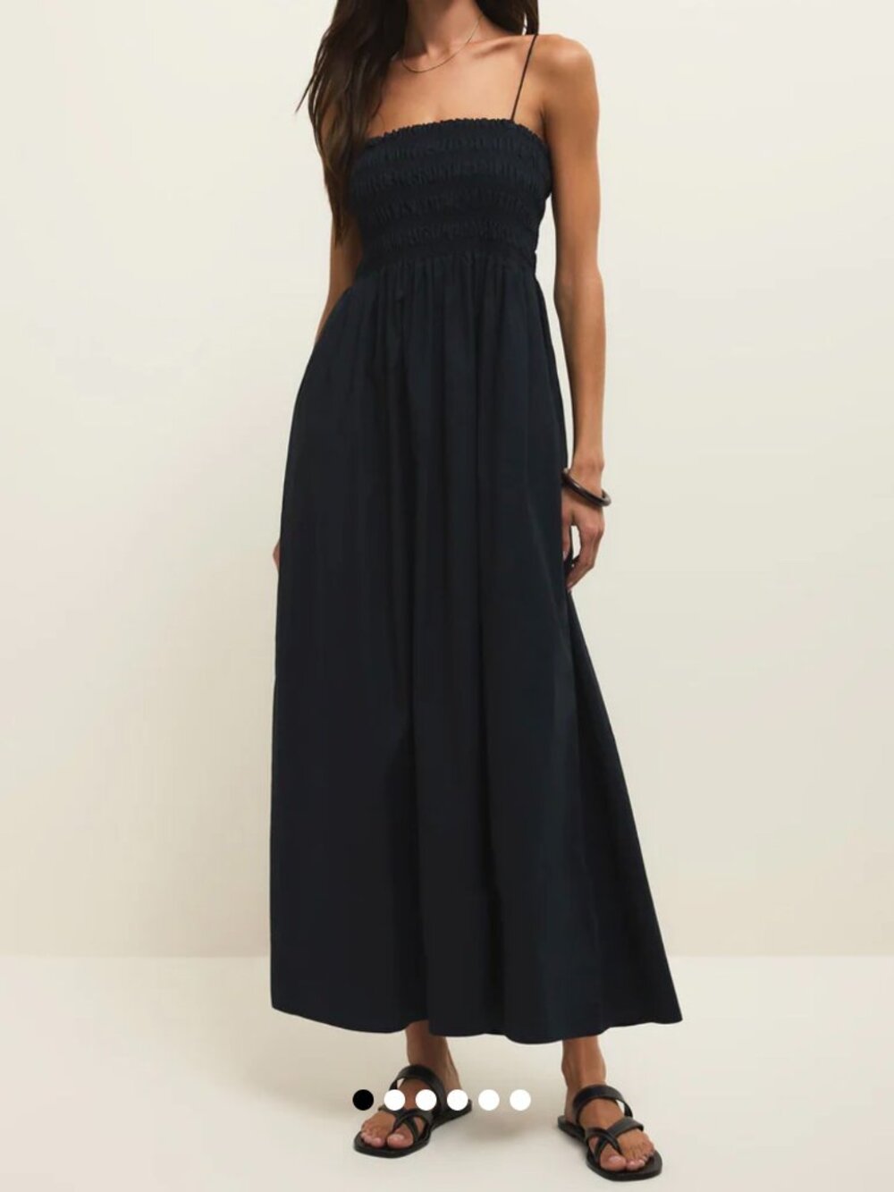 Z Supply Black Linen Beachside Midi Size XL